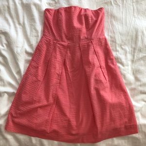 Pink J.Crew Starapless Dress